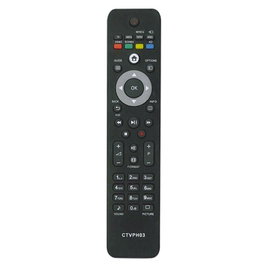 Philips Compatible Mando para TV CTVPH03 - Mando a Distancia Universal Compatible con Modelos Philips RC-400, RC-5536, RC-7802, RC-7959, RC-8205 y Más